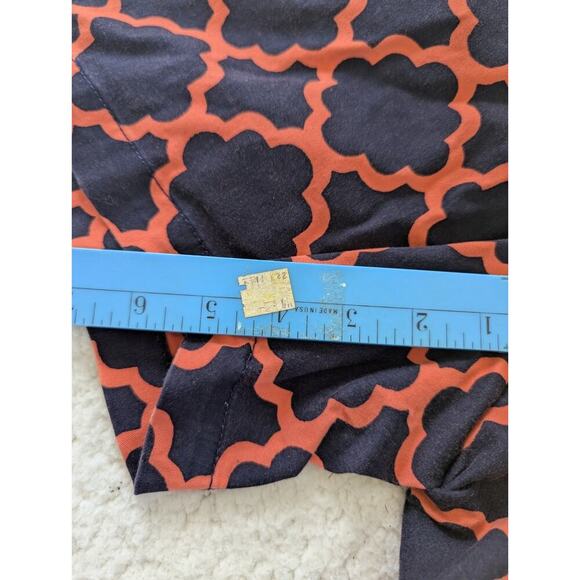 Crown & Ivy Womens Orange &‎ Black Shorts Size 4 - Picture 5 of 9